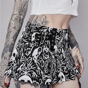 Widow for Dolls Kill “Trading Nightmares” pleated skirt size medium